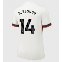 Stroje piłkarskie Chelsea Dario Essugo #14 Koszulka Wyjazdowej dla damskie 2025-26 Krótki Rękaw